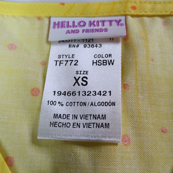 Hello Kitty and Friends Scrub Top - Picture 4 of 8